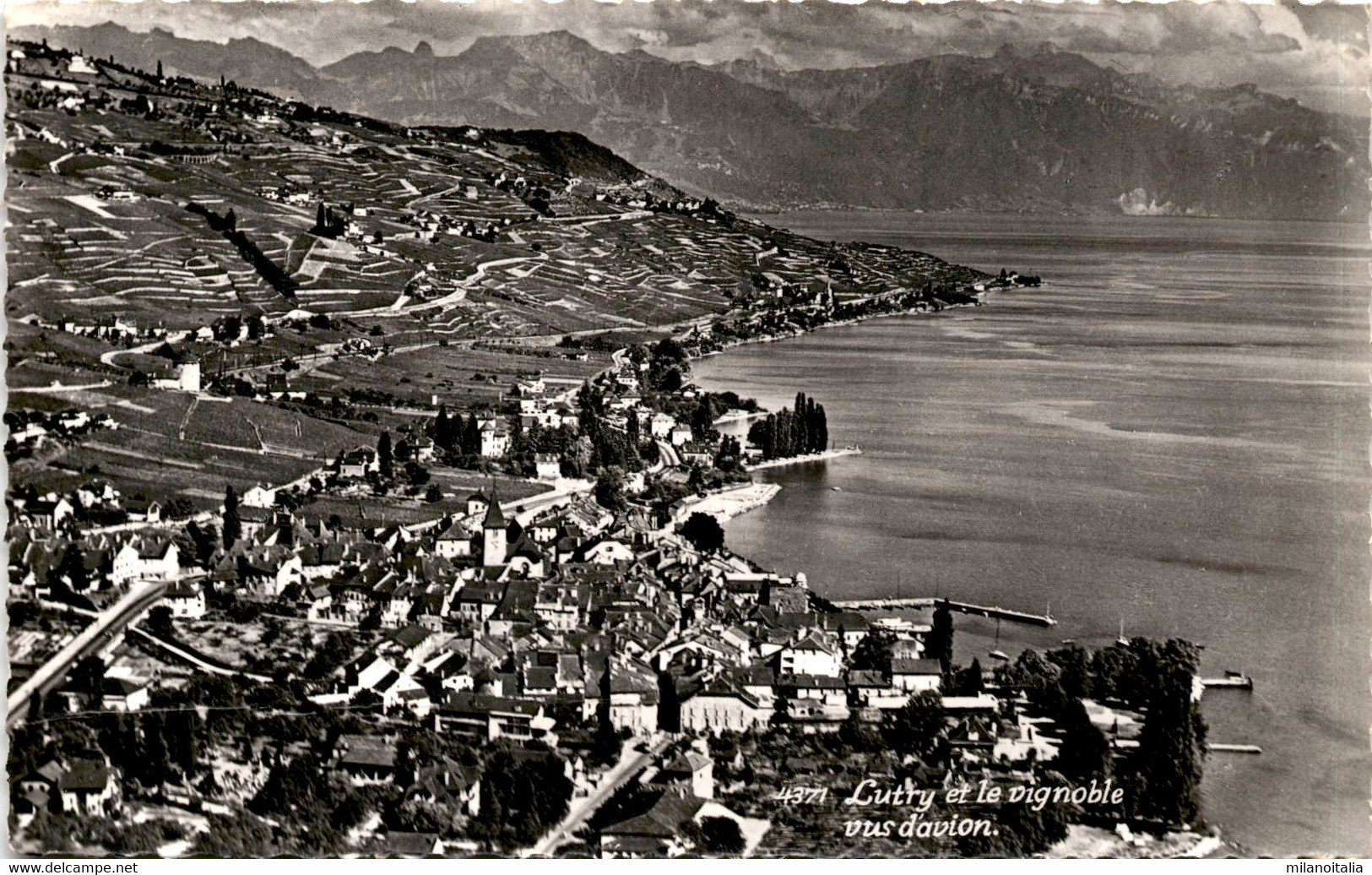 Lutry Et Le Vignoble Vus D'avion (4371) * 5. 6. 1964 - Lutry