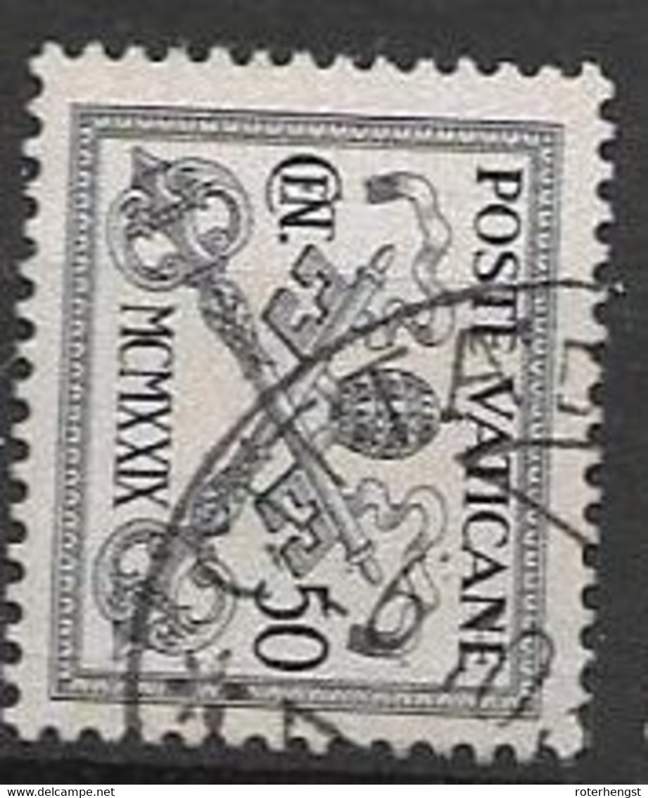 Vatican VFU TB 8 Euros 1931 - Postage Due