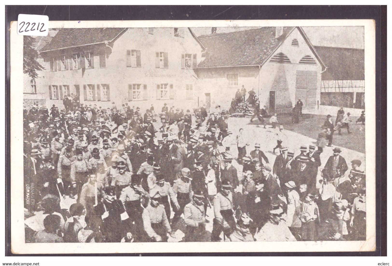 LÖRRACH - GEFANGENE FRANZOSEN IN LÖRRACH AM 19 AUGUST 1914 - CARTE NON CIRCULEE - TB - Loerrach