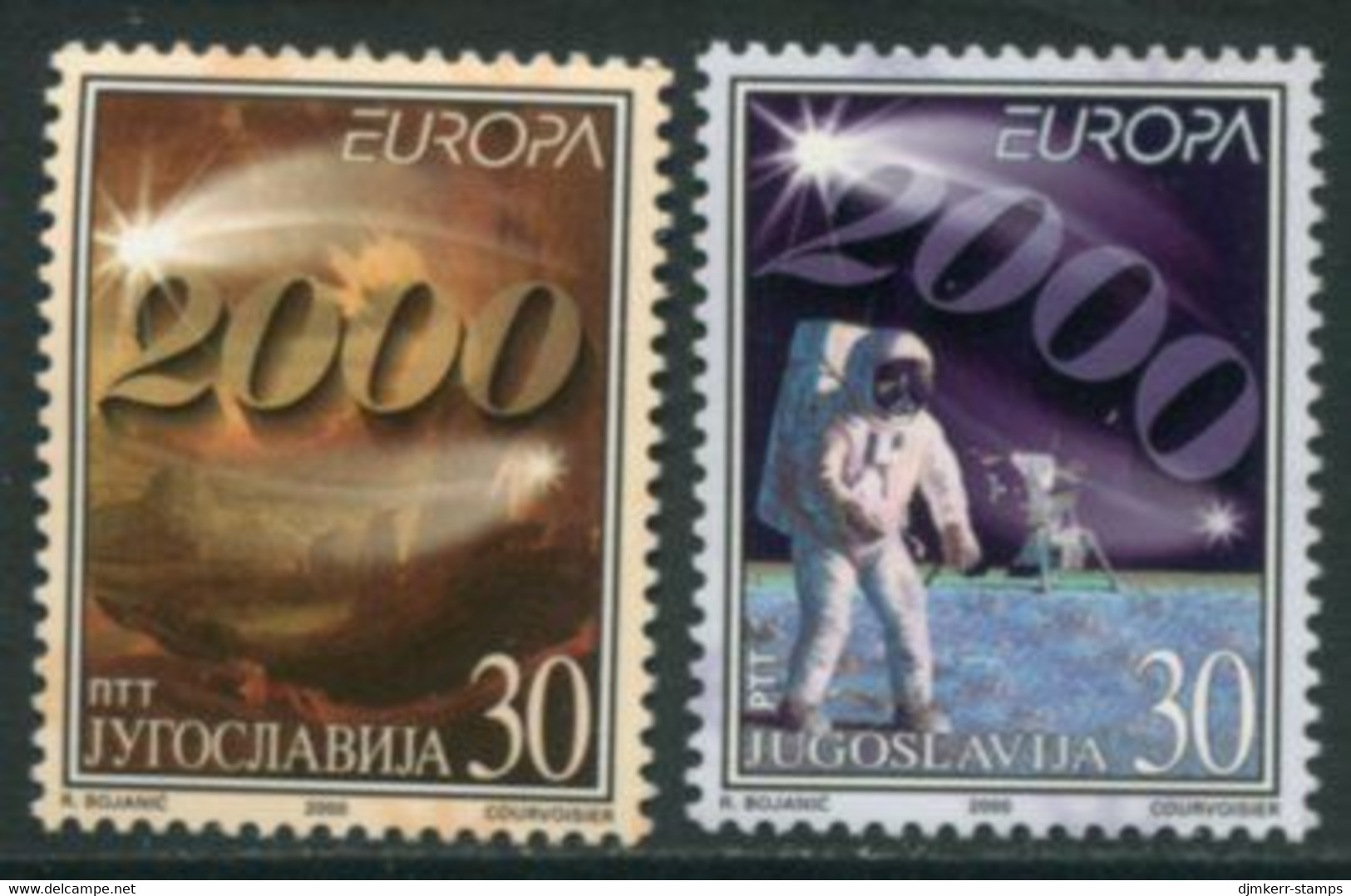 YUGOSLAVIA 2000 Europa: Milennium  MNH / **.  Michel 2975-76 - Ungebraucht