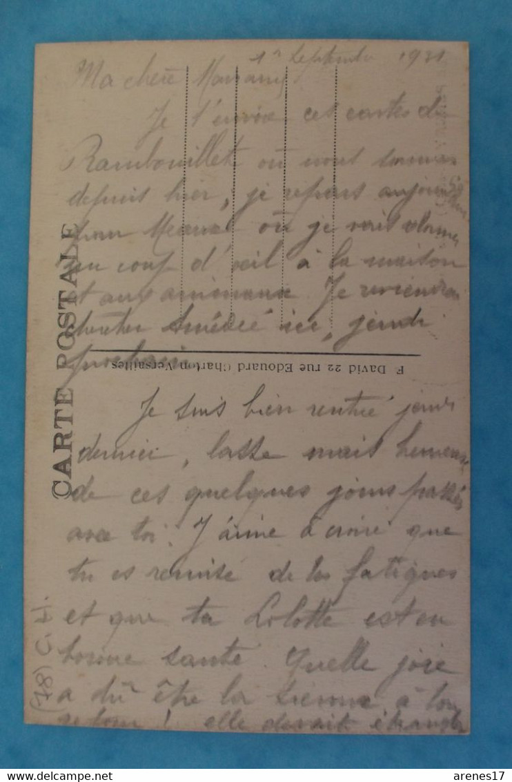 78  :LE PERRAY : LA MARE , C.P.A.,en Bon état - Le Perray En Yvelines