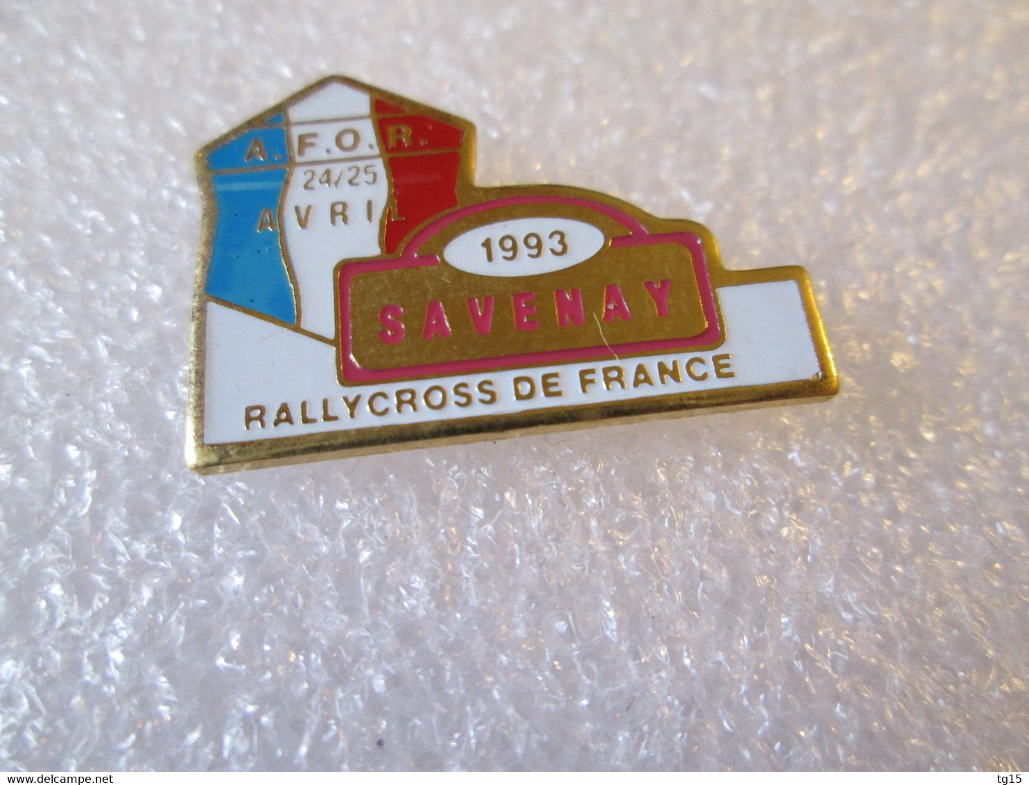 RARE PIN'S RALLYCROSS DE FRANCE SAVENAY   1993 - Rallye