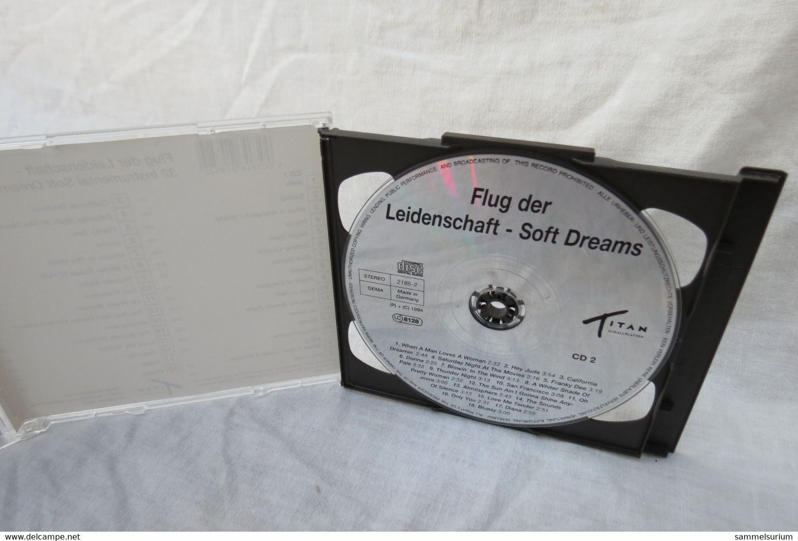 2 CDs "Flug Der Leidenschaft" 32 Instrumental Soft Dreams - Strumentali