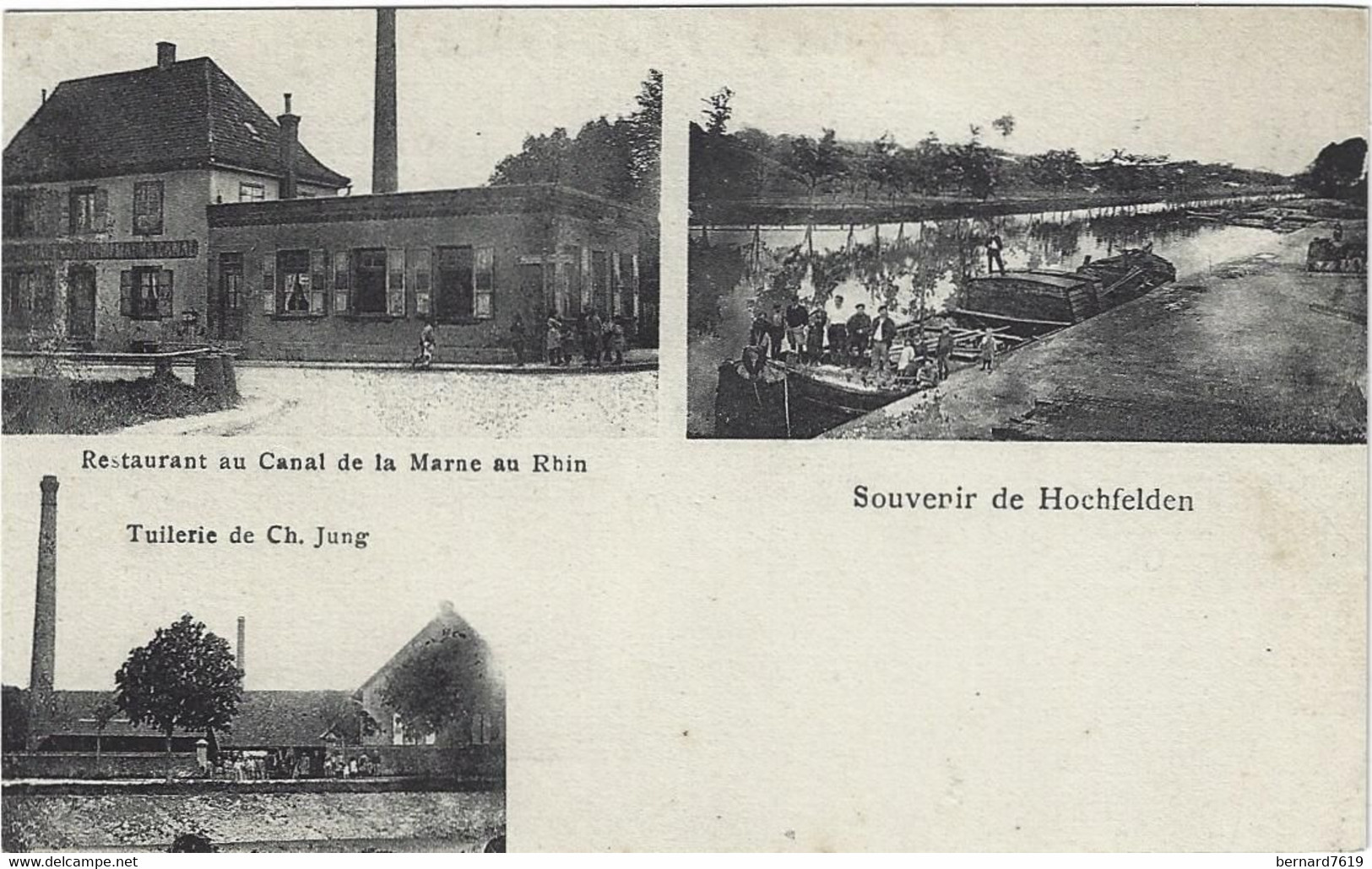 67    Hochfelden    -  Souvenir -  Tuilerie - Restauraznt Au Canal De La Marne Au Rhin - Hochfelden