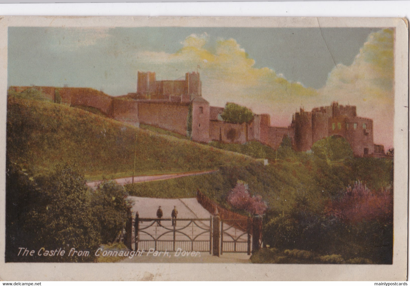 AL87 The Castle From Connaught Park, Dover - Dover