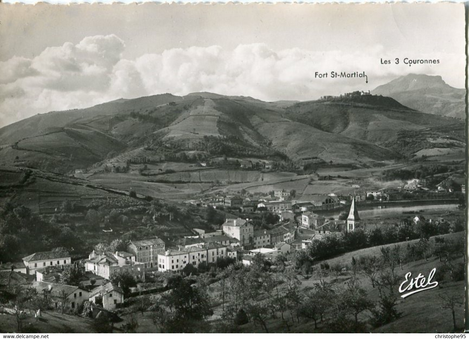 64.n° 24005 . Behobie . Vue Generale. Carte Postale Photo. Cpsm. - Béhobie