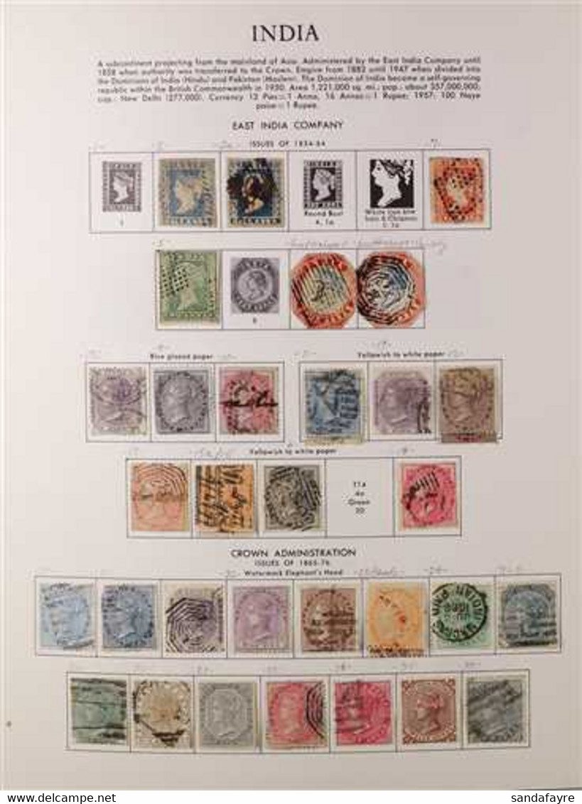 BRITISH COMMONWEALTH - CENTRAL ASIA 1850's - 1980's. An Attractive Mint & Used Collection Presented In A Large "Minkus"  - Autres & Non Classés