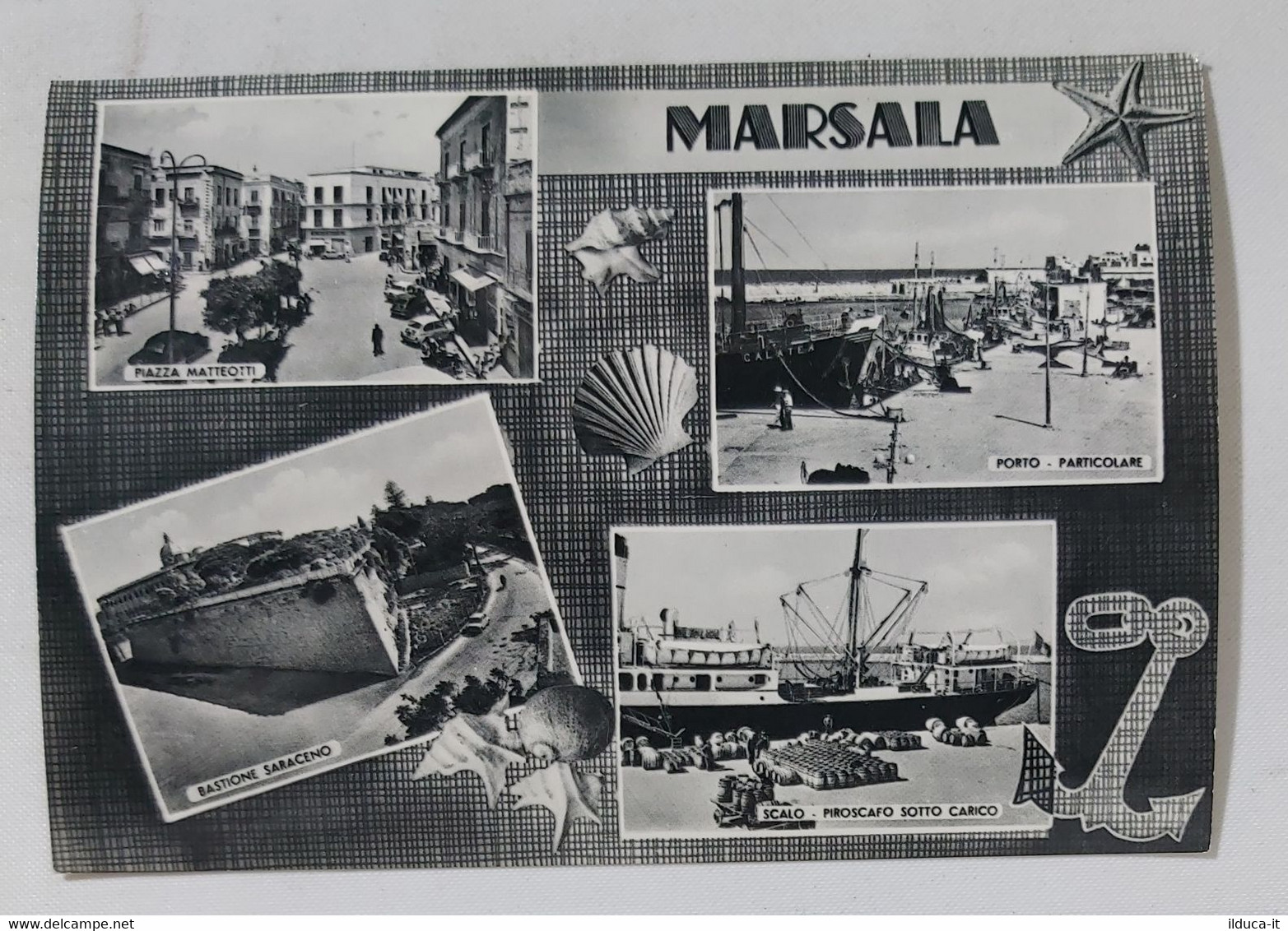 73752 Cartolina - Trapani - Marsala - Vedutine - Anni 50/60 - Marsala