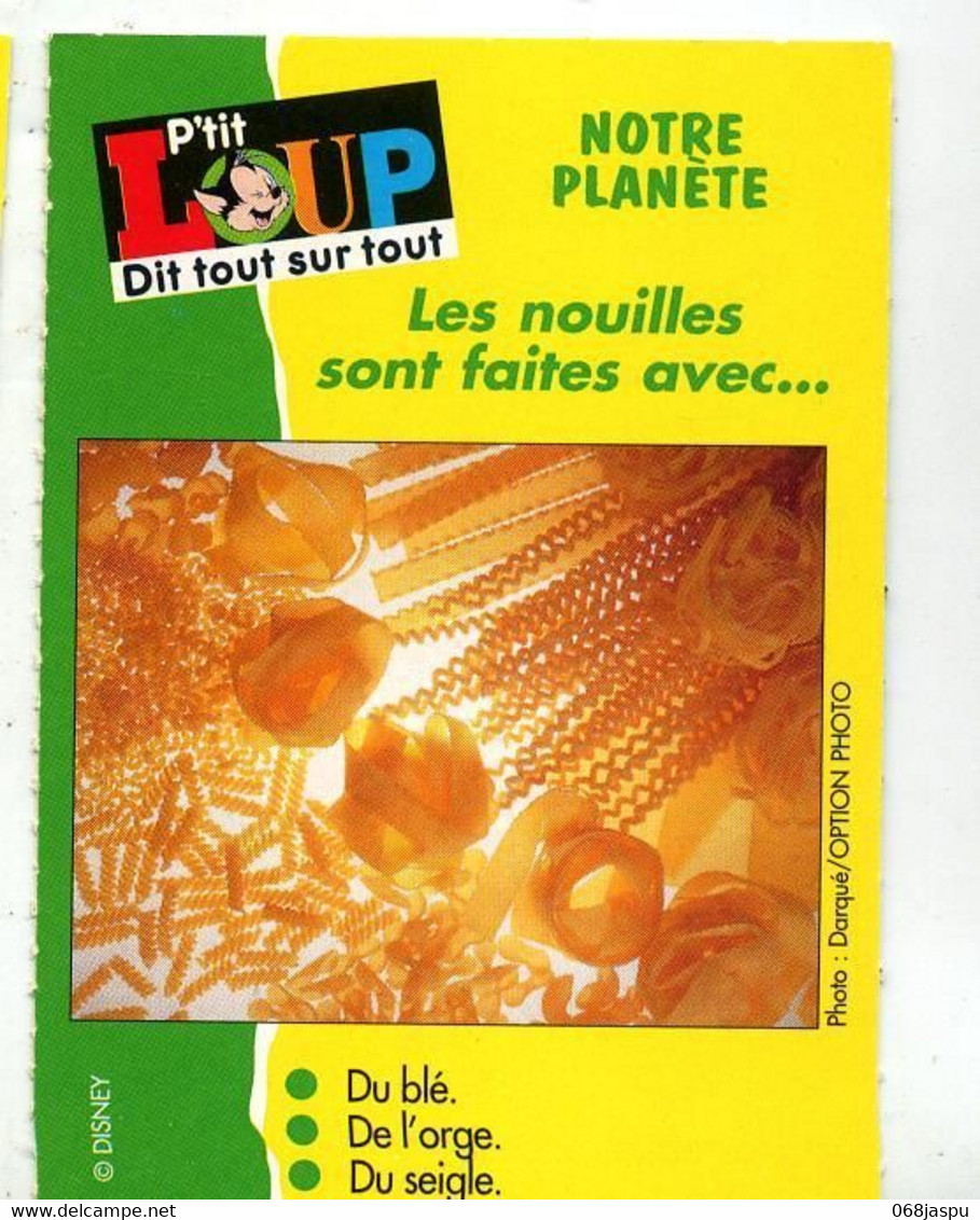 Fiche P'tit Loup Nouille - Küche & Rezepte