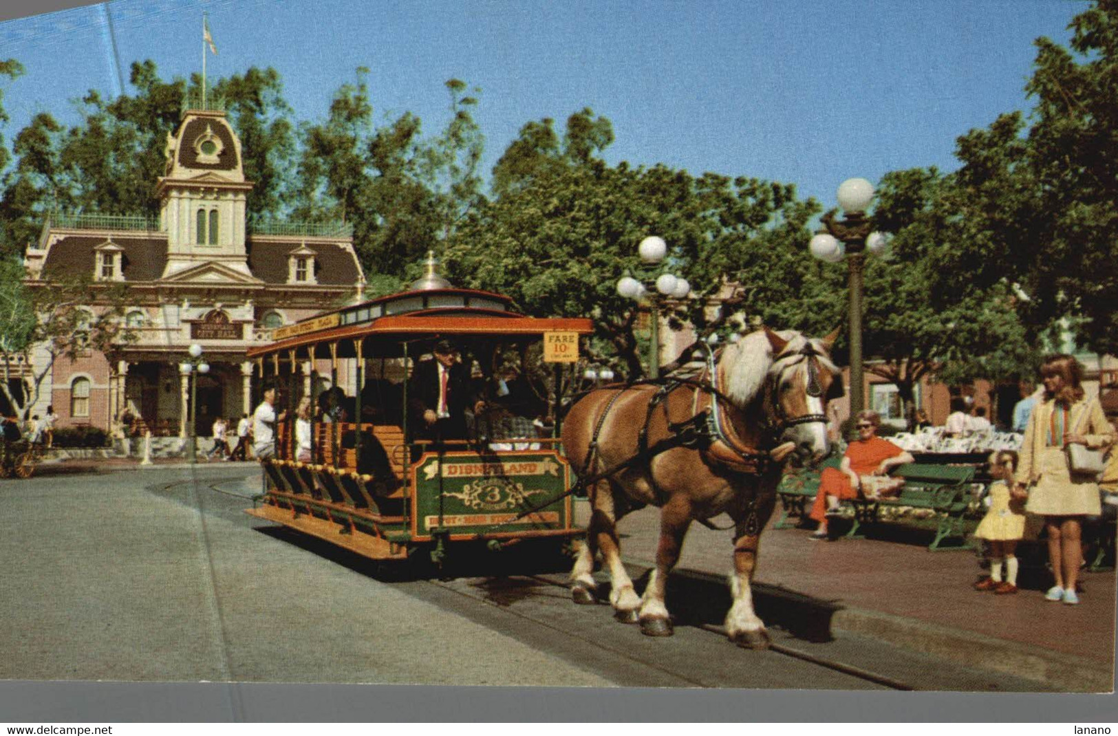 Disneyland - Horse-drawn Streetcar - Anaheim