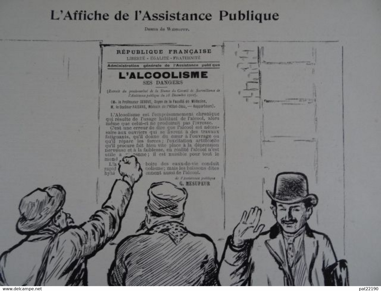 Revue le courrier FRançais 1903 Ligue contre l'alcoolisme affiches Gaby Deslys diner de Faveur Eugenie Buffet