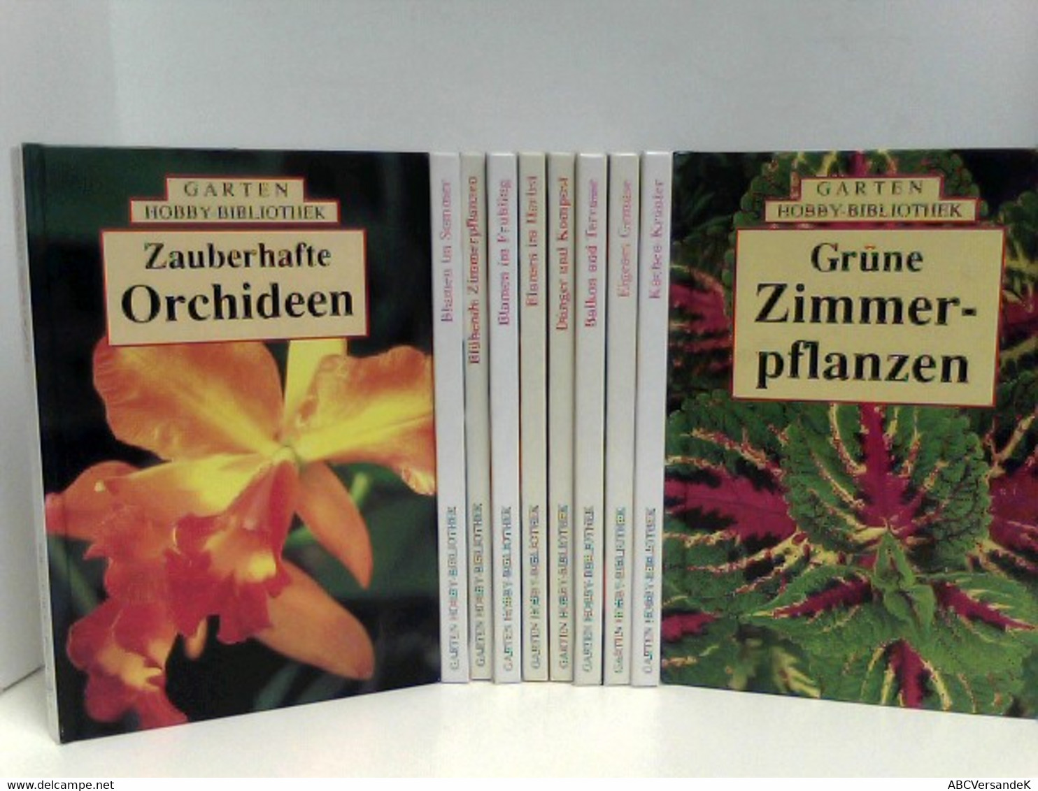 Konvolut: 10 Bände Garten Hobby-Bibliothek: Zauberhafte Orchideen, Blumen Im Sommer,Blühende Zimmerpflanzen, B - Natura