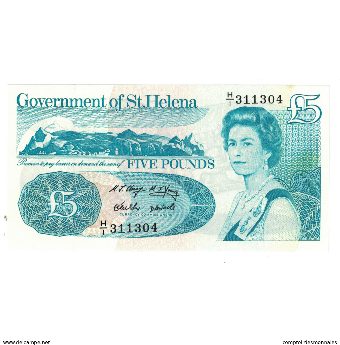 Billet, Saint Helena, 5 Pounds, KM:11a, NEUF - Isla Santa Helena