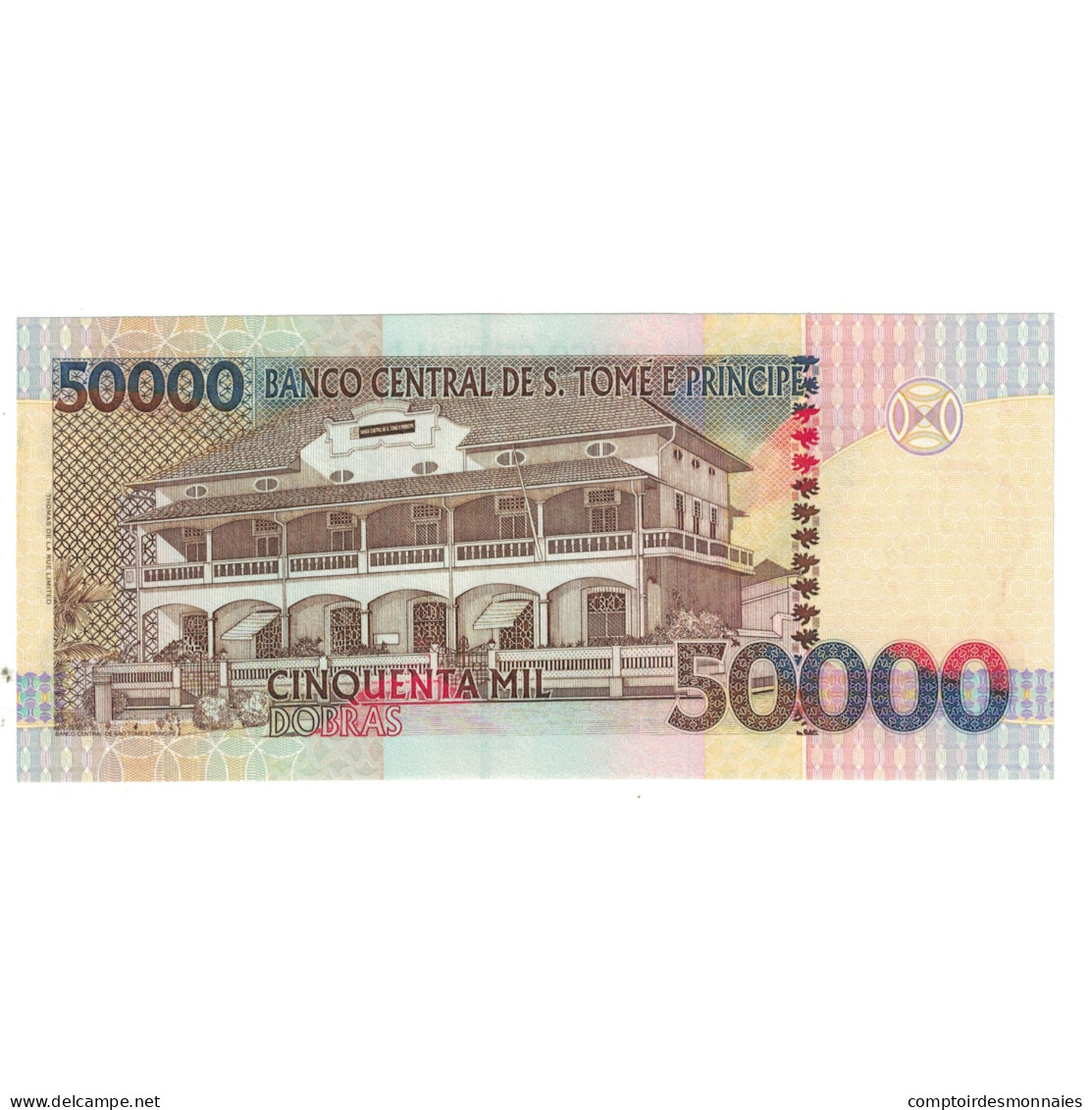 Billet, Saint Thomas And Prince, 50,000 Dobras, 2004, 2004-08-26, KM:68a, NEUF - Sao Tome En Principe