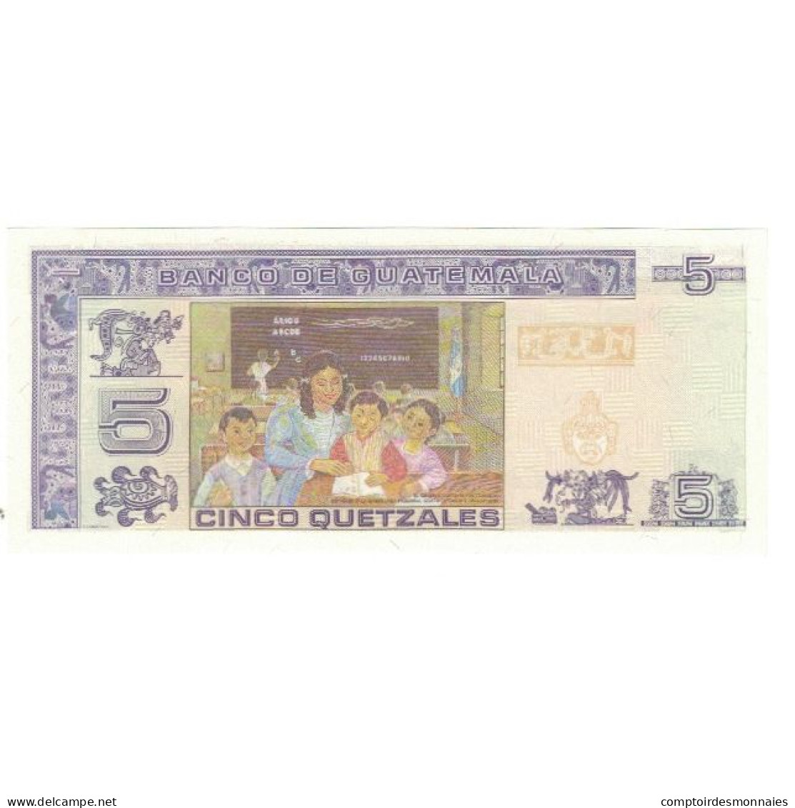 Billet, Guatemala, 5 Quetzales, 2007, 2007-1-17, KM:106c, NEUF - Guatemala