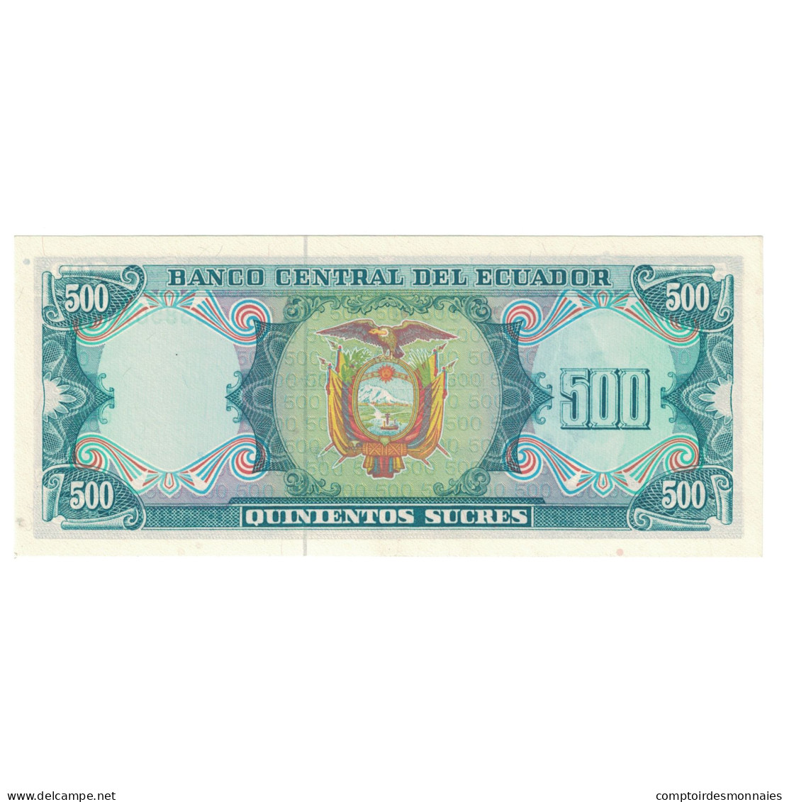 Billet, Équateur, 500 Sucres, 1984, 1984-09-05, KM:124Aa, NEUF - Equateur