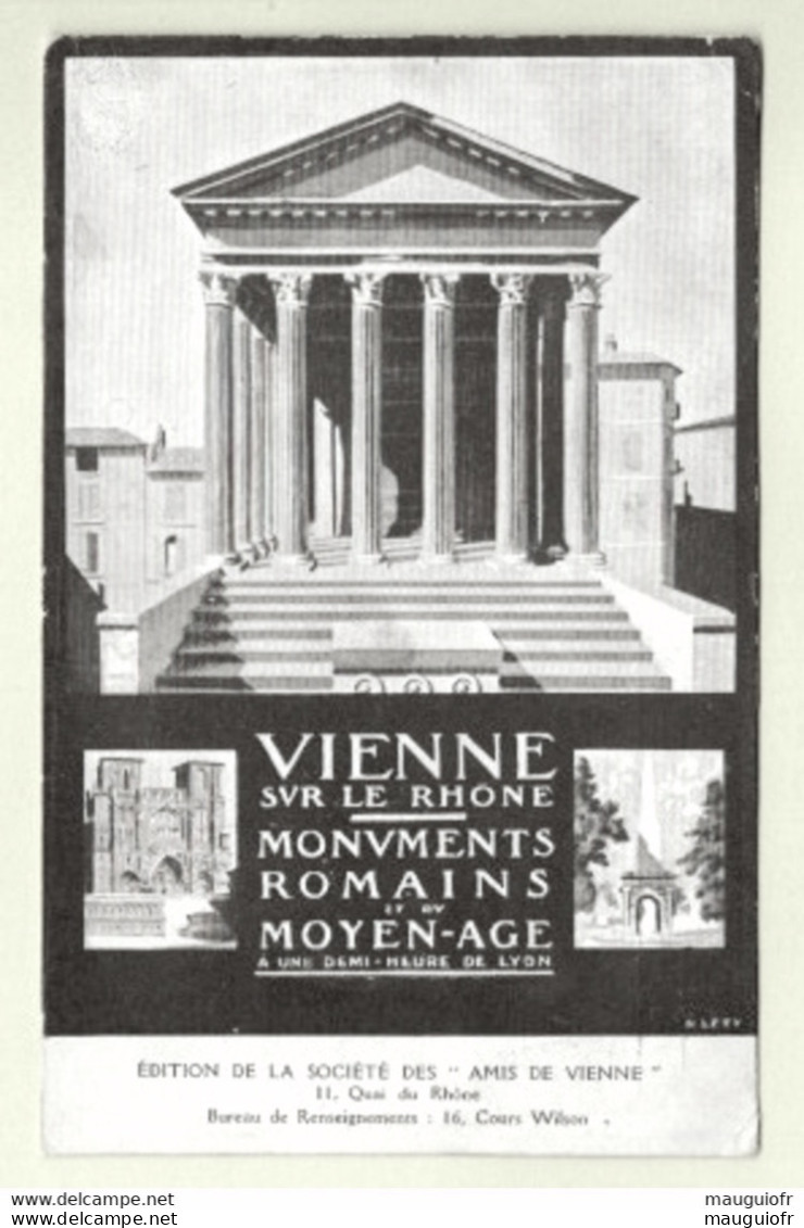 38 ISÈRE / VIENNE SUR LE RHÔNE / MONUMENTS ROMAINS ET DU MOYEN-AGE / EDITION DES " AMIS DE VIENNE " - Vienne