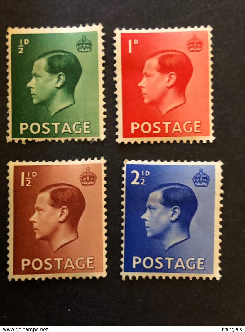 GB  SG 457 458 459 460  MH* - Unused Stamps