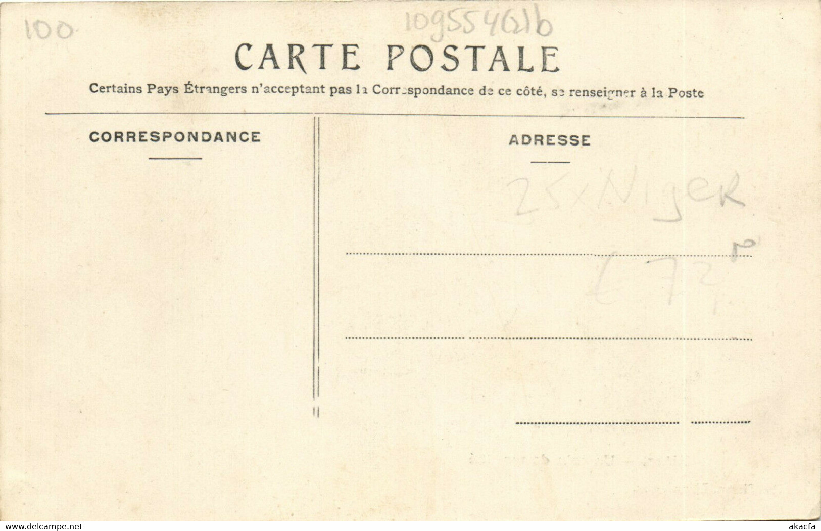 PC NIGER, UN COIN DE MARCHÉ, Vintage Postcard (b33267) - Niger