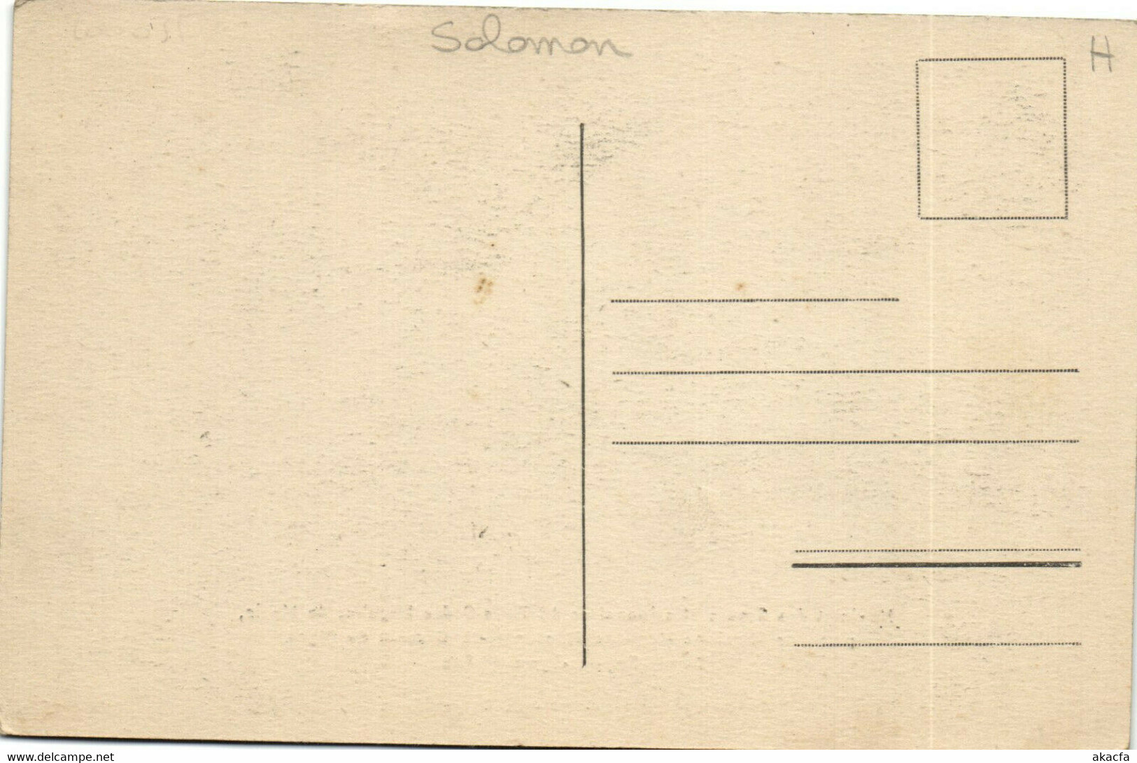 PC UK, SALOMON ISLANDS, SCEURS MISSIONNAIRES, Vintage Postcard (b33539) - Salomon