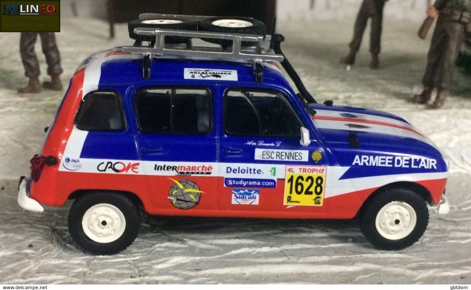 Renault 4 Patrouille De France - 4L Trophy De 2012 - Armée De L’Air Française - Rallye