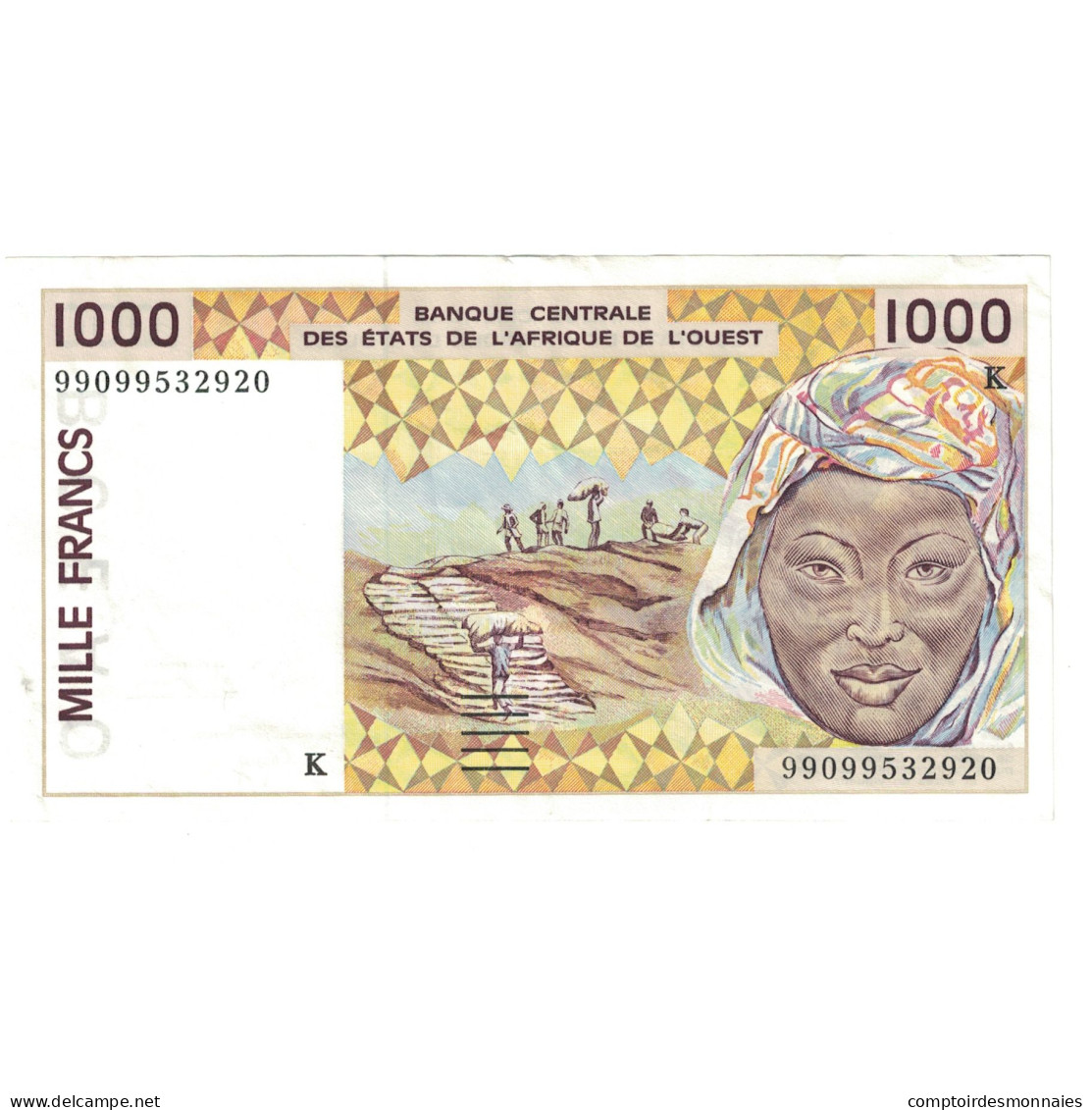 Billet, West African States, 1000 Francs, 2003, 2003, KM:111Ai, NEUF - États D'Afrique De L'Ouest