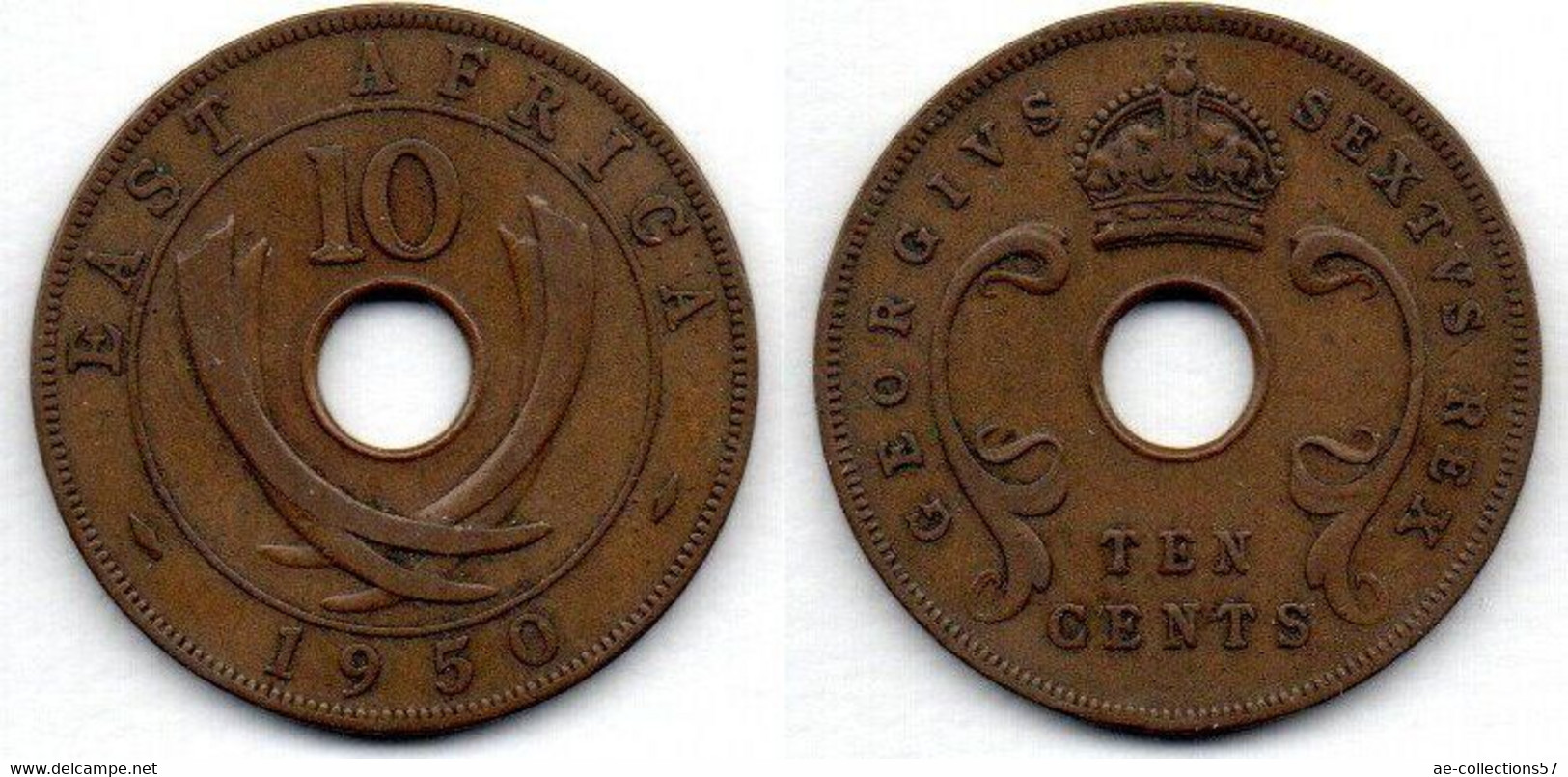 East Africa 10 Cents 1950 TTB - Autres – Afrique