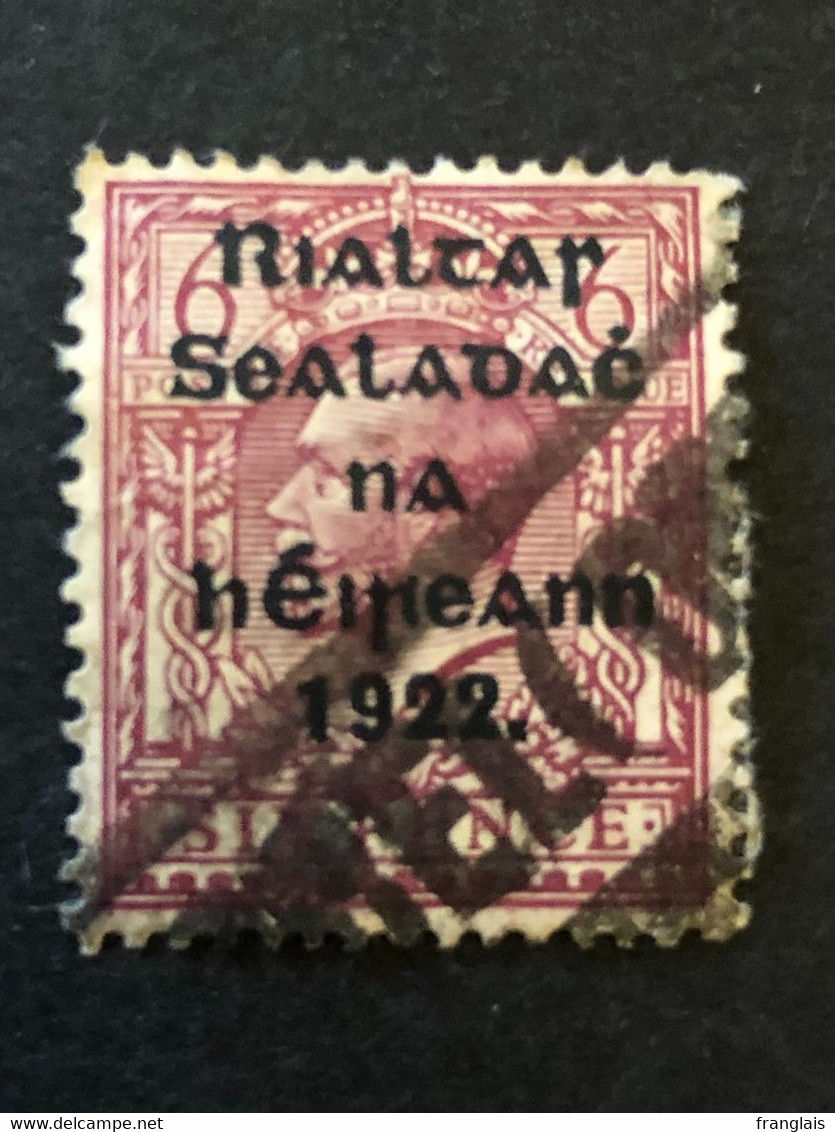 IRELAND SG 14  6d Purple FU - Oblitérés