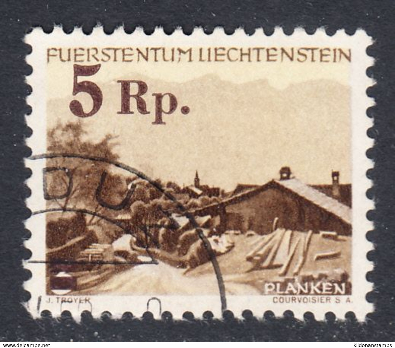 Liechtenstein 1949, Cancelled, Sc# 236, Yt 241, Zu - Usados