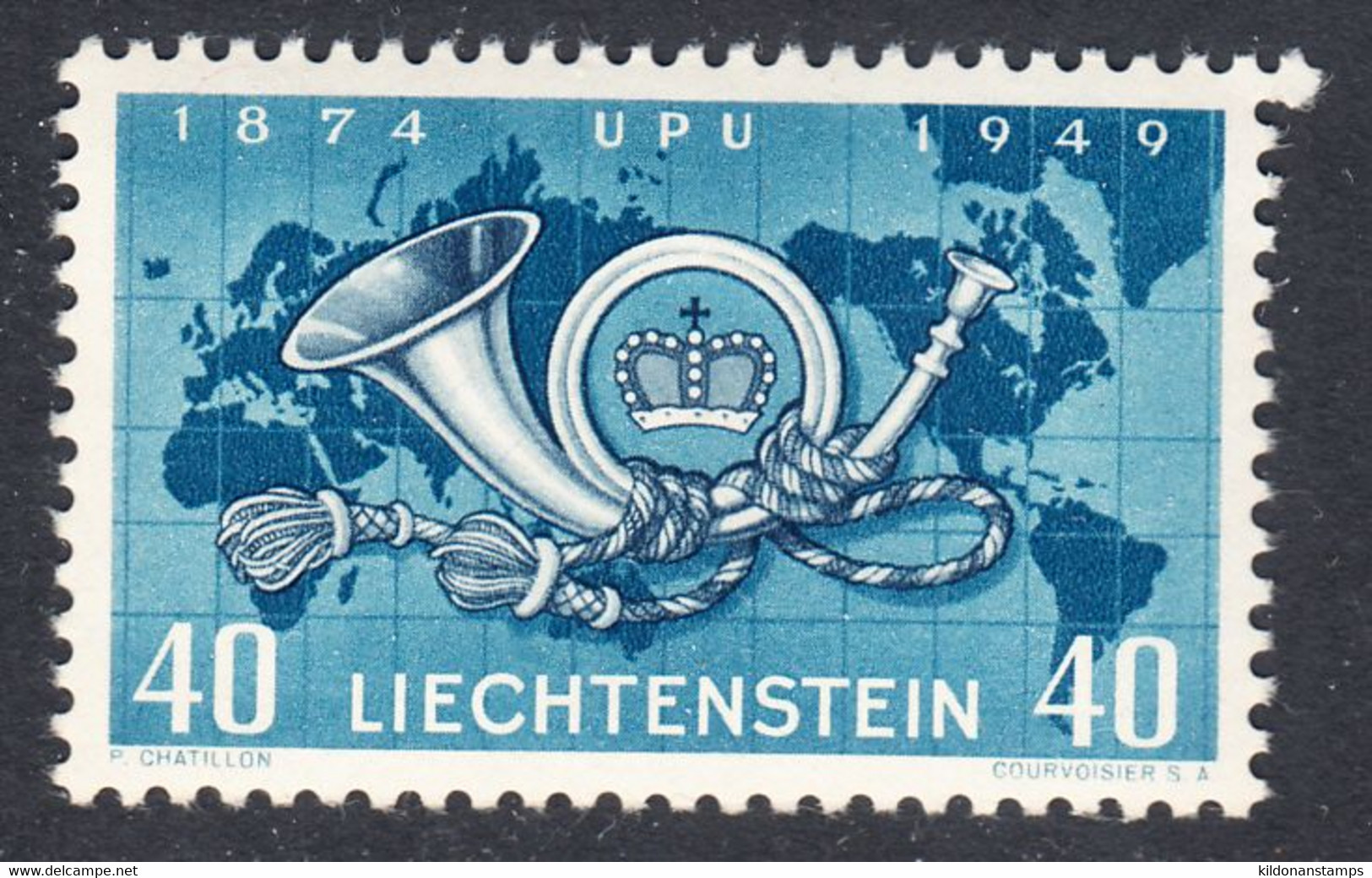 Liechtenstein 1949, Mint Mounted, Sc# 237, Yt 242, Zu - Unused Stamps