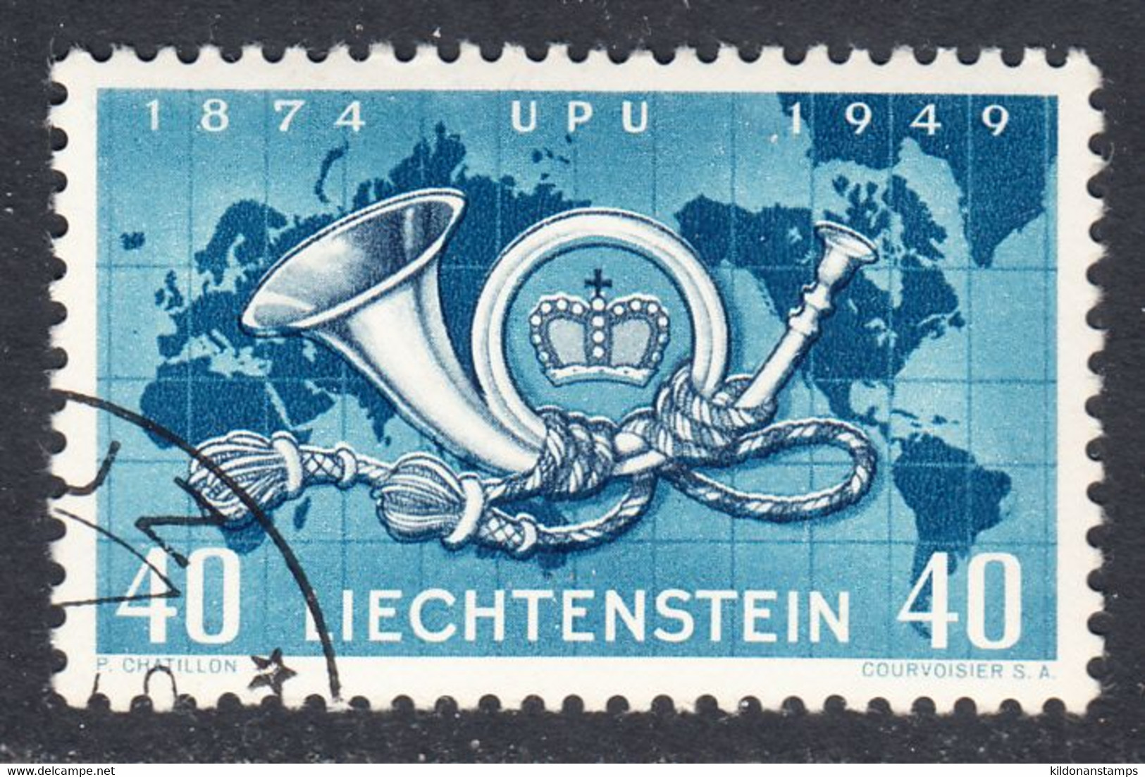 Liechtenstein 1949, Cancelled, Sc# 237, Yt 242, Zu - Oblitérés