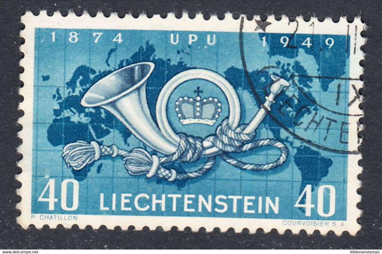 Liechtenstein 1949, Cancelled, Sc# 237, Yt 242, Zu - Oblitérés