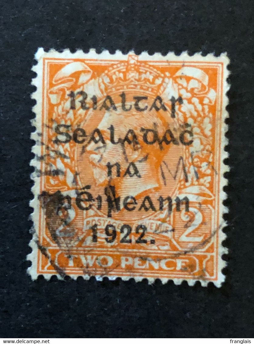 IRELAND  2d Orange   FU - Usati