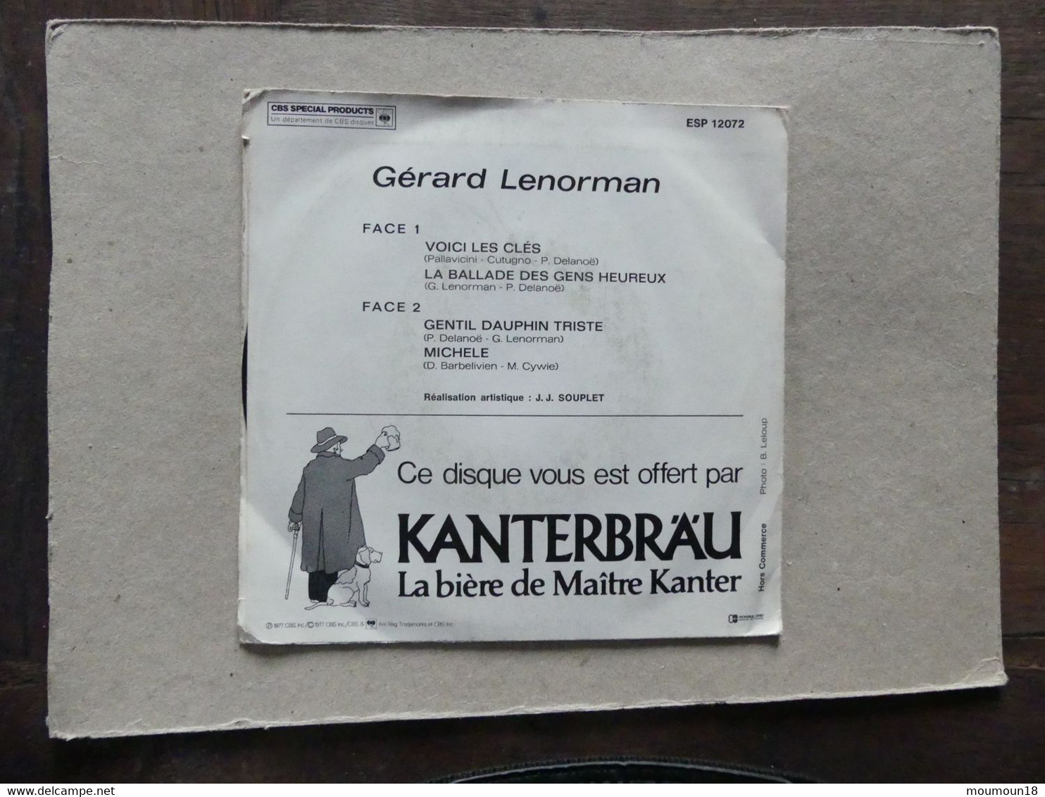 45 T Gérard Lenormand Gentil Dauphin ESP12072 CBS - 45 T - Maxi-Single