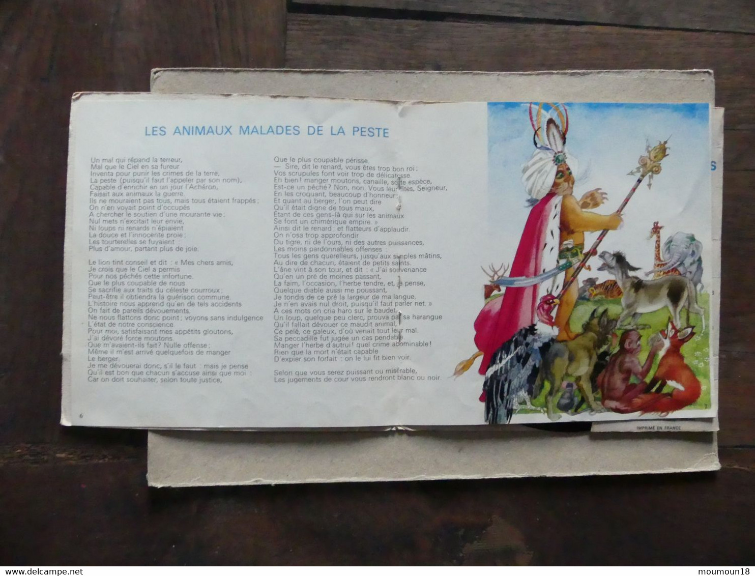 45 T Le fablier des enfants sages n° 4 ENF744 Impadt