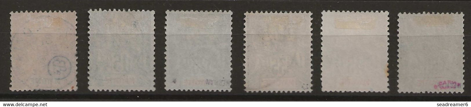 France Colonies Françaises Mayotte Série Des TP N°15 à 20 Oblitérés TTB  Certains Signés Cote Yvert : 330 € - Used Stamps