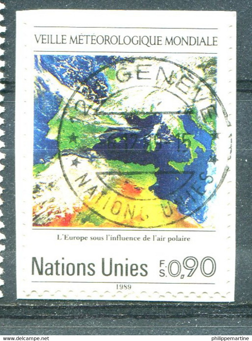 Nations Unies (Genève) 1989 - YT 176 (o) Sur Fragment - Gebraucht