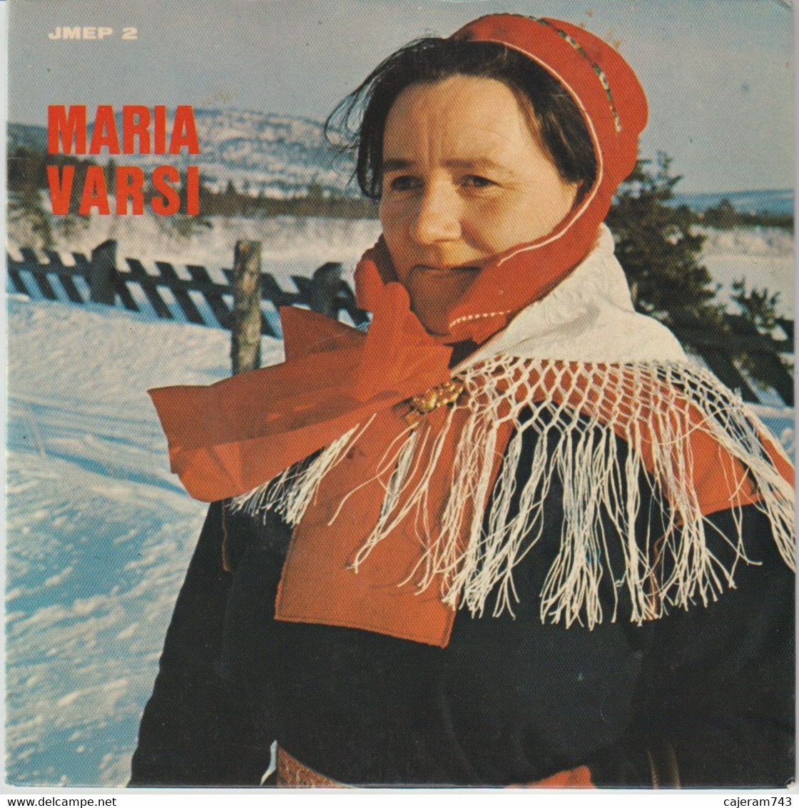 45T. MARIA VARSI. Chant En Langue Lapone Du Nord - Avec Livret Des Paroles En Lapons - Other - Dutch Music