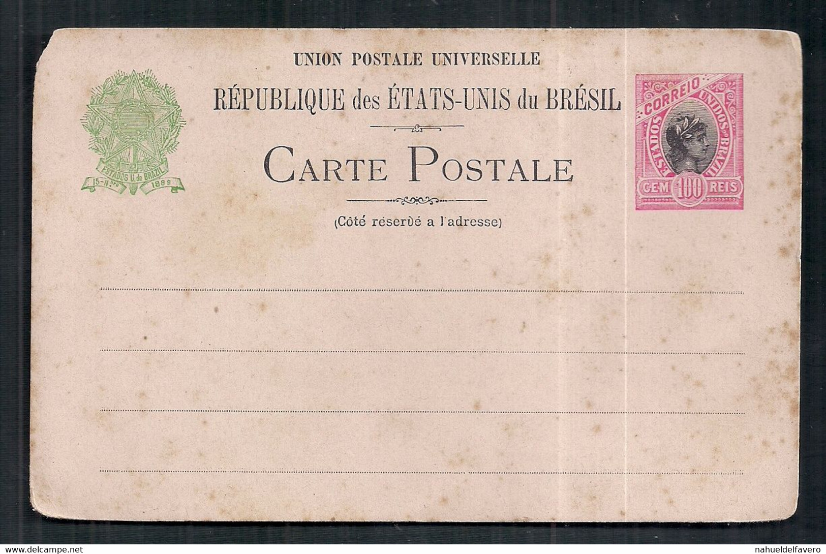 Brasil - Carta Postale - Ongebruikt