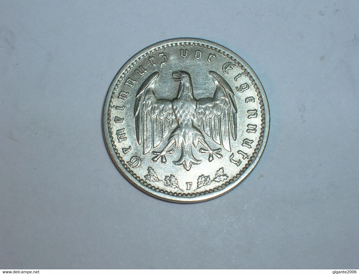 ALEMANIA. 1 Marco 1933 F (5354) - 1 Reichsmark