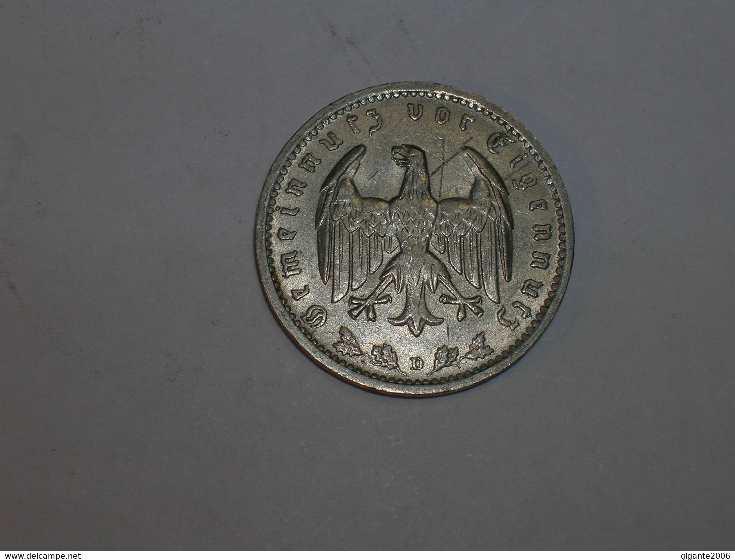 ALEMANIA. 1 Marco 1934 D (5357) - 1 Reichsmark