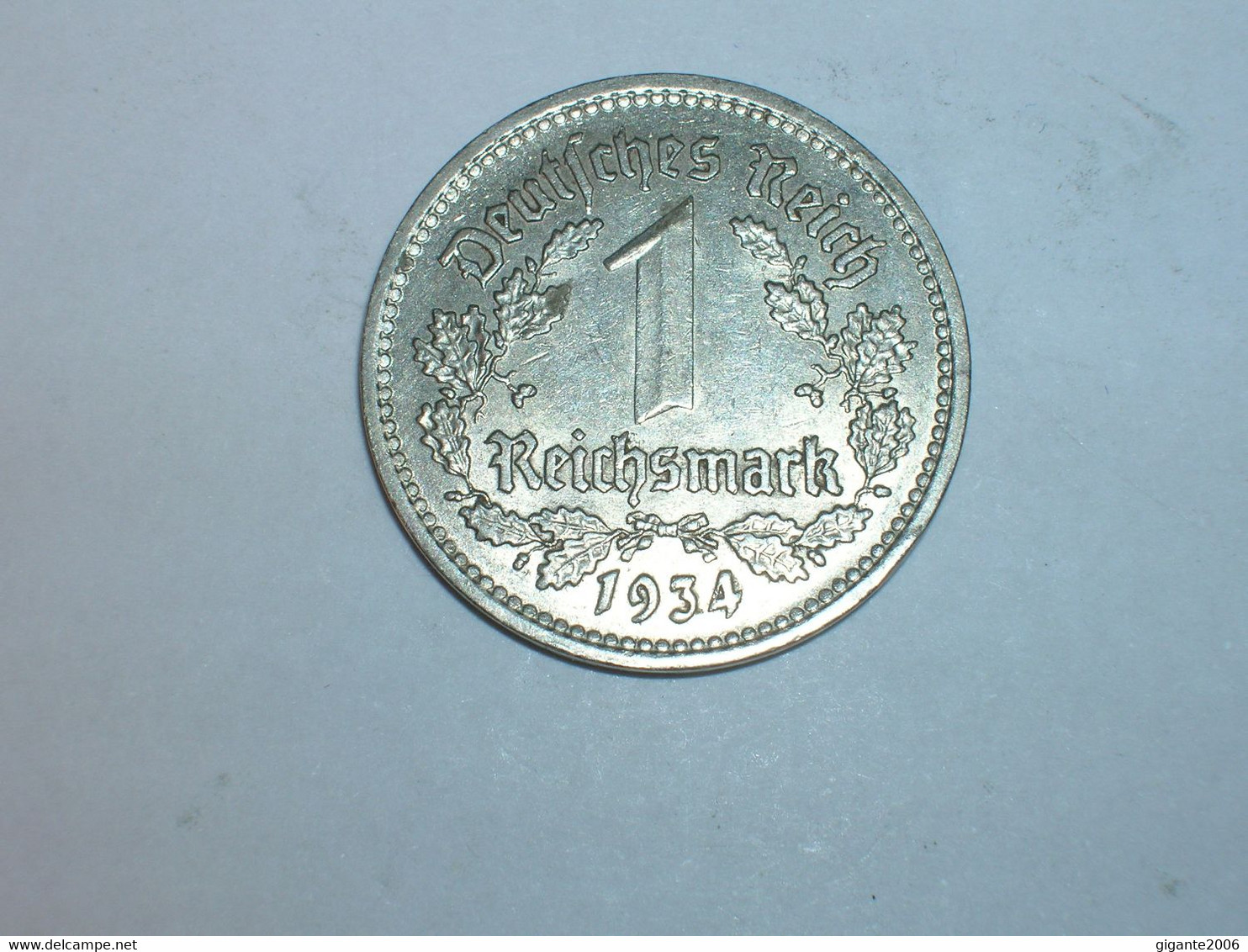 ALEMANIA. 1 Marco 1934 E (5358) - 1 Reichsmark