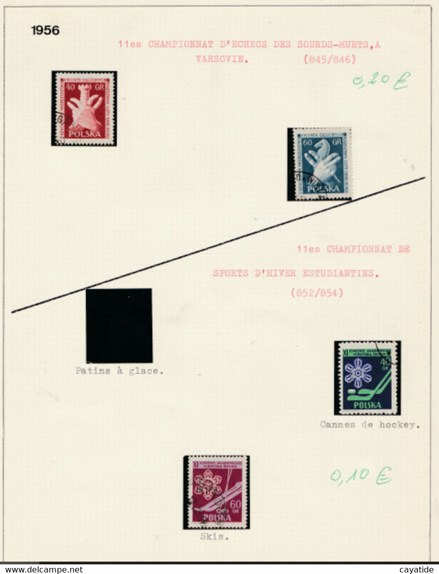 TIMBRES DE POLOGNE - Verzamelingen