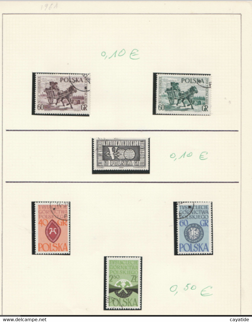 TIMBRES DE POLOGNE