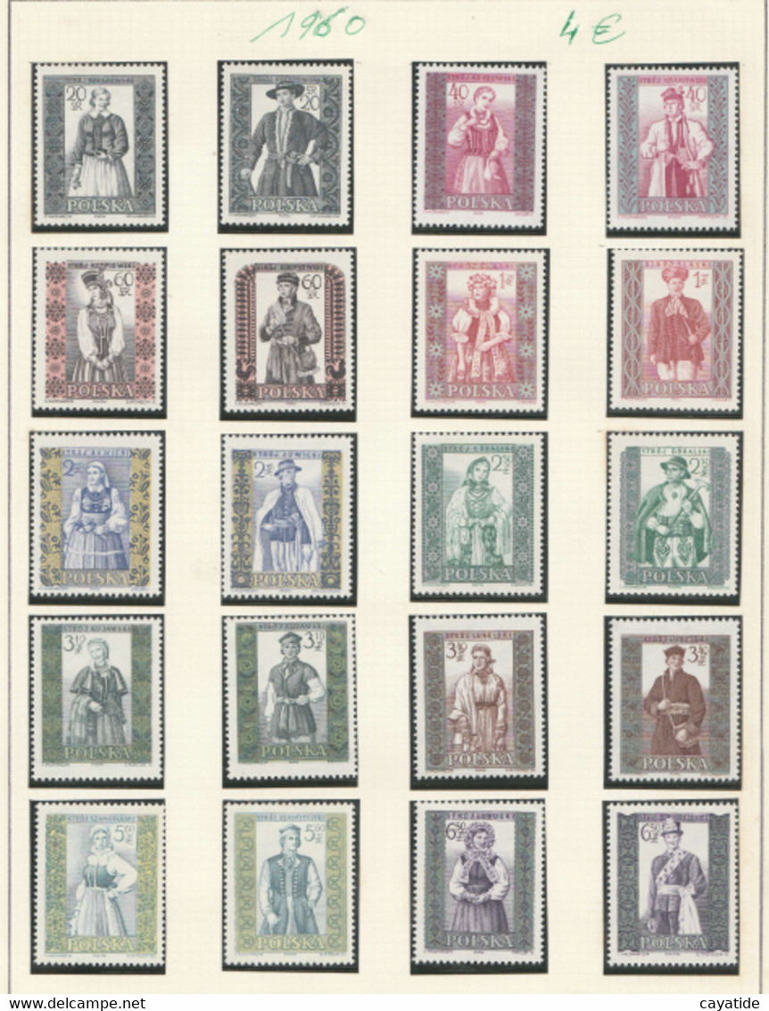 TIMBRES DE POLOGNE