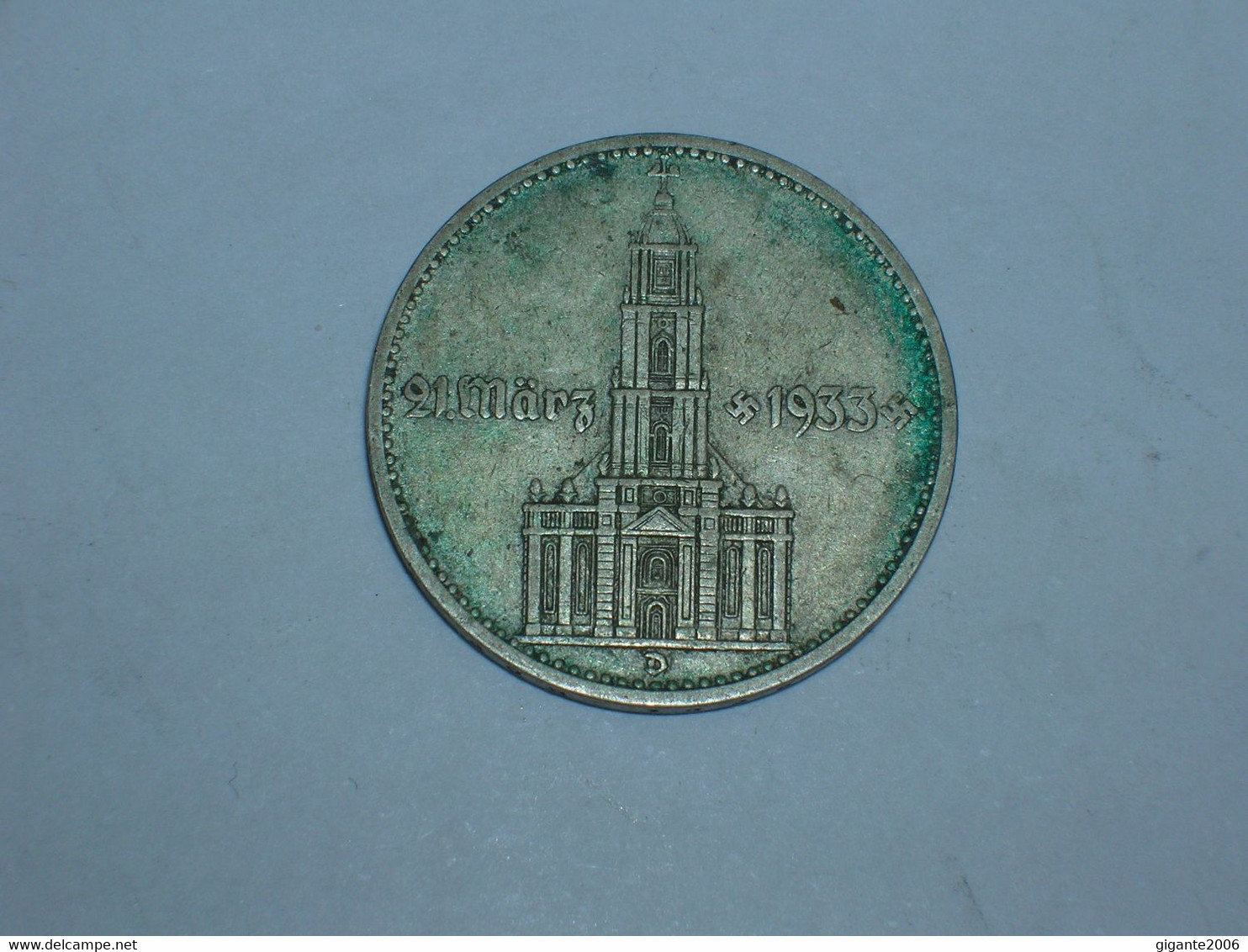ALEMANIA. 2 Marcos 1934 D, Iglesia Con Año (5395) - 2 Reichsmark