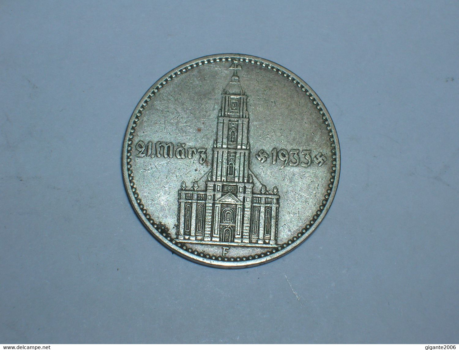 ALEMANIA. 2 Marcos 1934 F, Iglesia Con Año (5397) - 2 Reichsmark