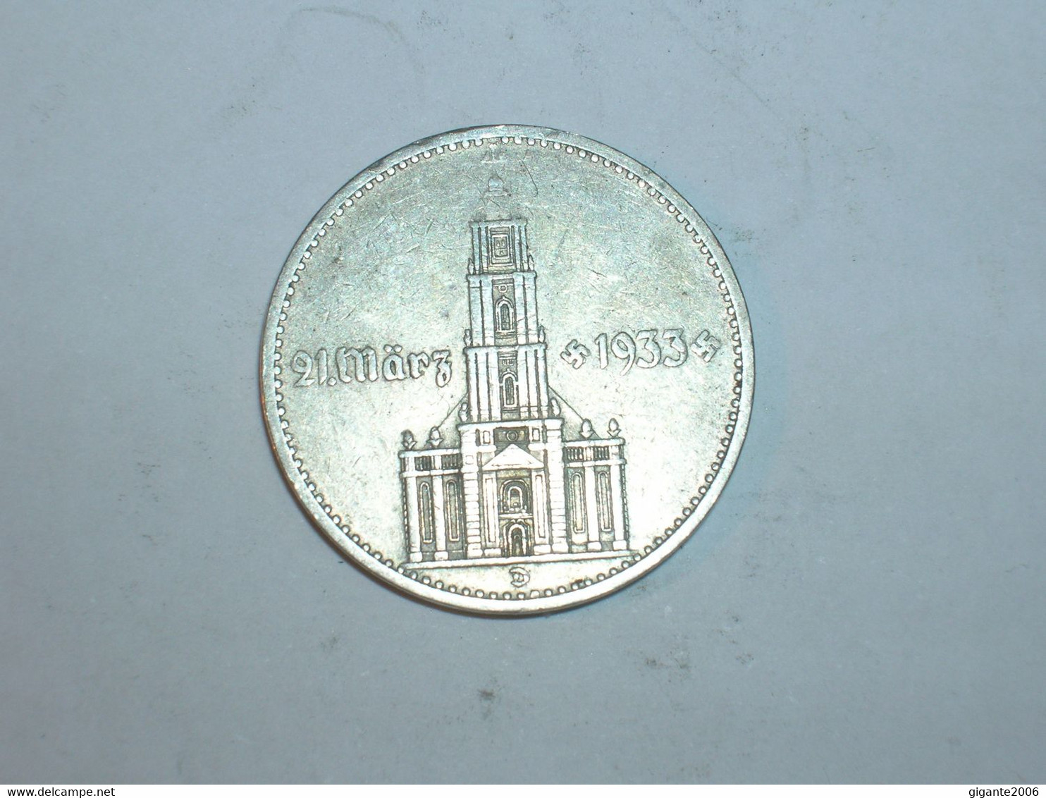 ALEMANIA. 2 Marcos 1934 D, Iglesia Con Año (5345) - 2 Reichsmark