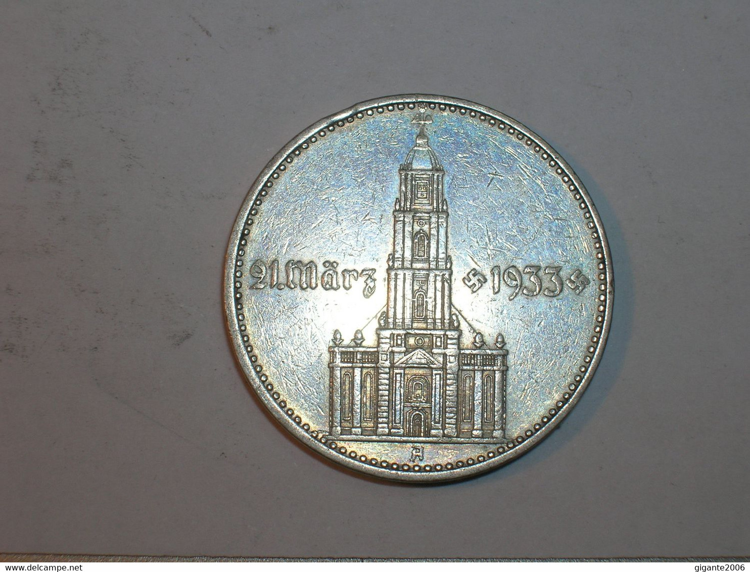 ALEMANIA. 2 Marcos 1934 A, Iglesia Con Año (5348) - 2 Reichsmark