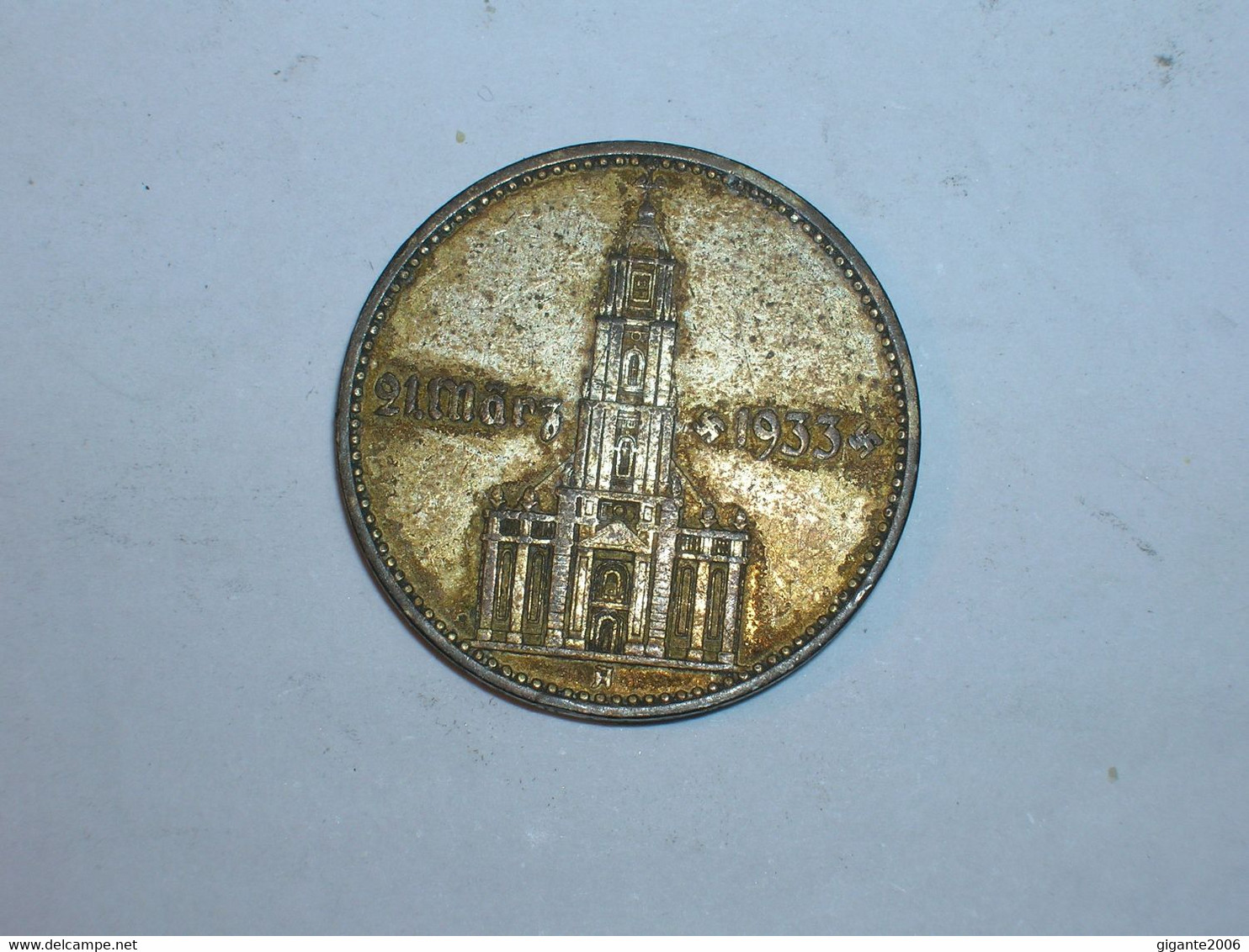 ALEMANIA. 2 Marcos 1934 A, Iglesia Con Año (5349) - 2 Reichsmark